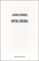 Couverture du livre « Opera minora » de Jacques Berque aux éditions Bouchene