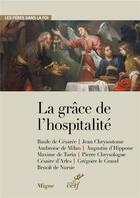 Couverture du livre « La grâce de l'hospitalité » de  aux éditions Cerf