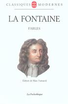 Couverture du livre « Fable » de Jean De La Fontaine aux éditions Le Livre De Poche