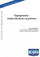 Couverture du livre « Expropriation : analyse des forces en présence » de Dan Hayoun aux éditions Edilivre