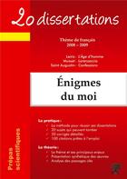 Couverture du livre « 20 dissertations ; thèmes de français 2008-2009 ; prépas scientifiques » de Natalia Leclerc aux éditions H & K