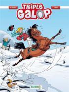 Couverture du livre « Triple galop Tome 4 » de Benoit Du Peloux aux éditions Bamboo