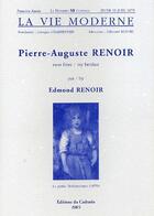 Couverture du livre « Pierre-Auguste Renoir, mon frère » de Edmond Renoir aux éditions Cadratin