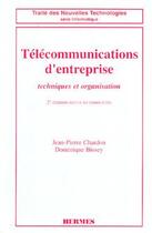 Couverture du livre « Telecommunications d'entreprise » de Chardon Jean-Pierre aux éditions Hermes Science Publications