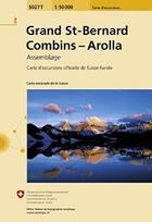 Couverture du livre « Grand st bernard combins - arolla » de  aux éditions Ofts