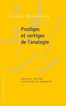 Couverture du livre « Prodiges et vertiges de l'analogie » de Jacques Bouveresse aux éditions Raisons D'agir