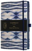 Couverture du livre « Agenda semainier grand format shibori mist » de Castelli aux éditions Castelli Milano