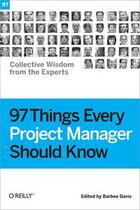 Couverture du livre « 97 things every project manager should know » de Barbee Davis aux éditions O Reilly