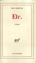 Couverture du livre « Etc. » de Queval Jean aux éditions Gallimard