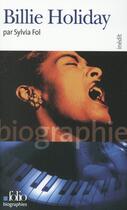 Couverture du livre « Billie Holiday » de Sylvia Fol aux éditions Folio