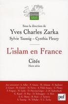 Couverture du livre « L'Islam en France » de Yves-Charles Zarka aux éditions Puf