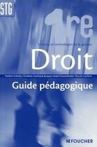 Couverture du livre « Droit » de Hassenforder-J-A aux éditions Foucher