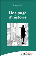 Couverture du livre « Une page d'histoire » de Gregory Vlerick aux éditions Editions L'harmattan