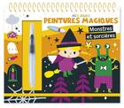 Couverture du livre « Mes jolies peintures magiques : monstres et sorcières » de Atelier Cloro aux éditions 1 2 3 Soleil