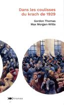 Couverture du livre « Dans les coulisses du krach de 1929 » de Gordon Thomas et Max Morgan-Witts aux éditions Nouveau Monde