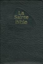 Couverture du livre « Bible segond 1979 velours noir » de  aux éditions Bibli'o