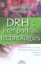 Couverture du livre « Drh Tirez Parti Des Technologies » de Henriet aux éditions Organisation