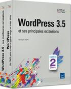 Couverture du livre « WordPress 3.5 et ses principales extensions » de Christophe Aubry aux éditions Eni