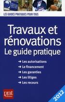 Couverture du livre « Travaux et renovations 2012 » de Dibos Lacroux S aux éditions Prat