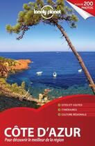 Couverture du livre « Côte d'Azur » de Collectif Lonely Planet aux éditions Lonely Planet France