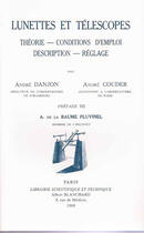 Couverture du livre « Lunettes et téléscopes » de Andre Danjon et Andre Couder aux éditions Blanchard