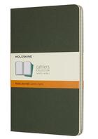 Couverture du livre « Cahier ligné grand format myrte ; set de 3 » de  aux éditions Moleskine