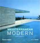 Couverture du livre « Mediterranean modern (paperback) » de Dominic Bradbury aux éditions Thames & Hudson