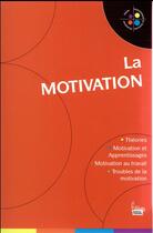 Couverture du livre « La motivation » de  aux éditions Sciences Humaines