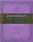 Couverture du livre « Les secrets du yoga » de Joss Guin aux éditions Courrier Du Livre