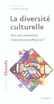 Couverture du livre « Diversite culturelle » de Gagne Gilbert aux éditions Fides