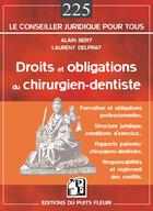 Couverture du livre « Droits et obligations du chirurgien-dentiste » de Bery/Delprat aux éditions Puits Fleuri