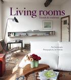 Couverture du livre « Living rooms ; trends and tradition » de Jan Verlinde et Piet Swimberghe aux éditions Lannoo