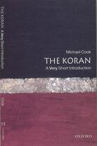 Couverture du livre « The Koran: A Very Short Introduction » de Cook Michael aux éditions Oup Oxford