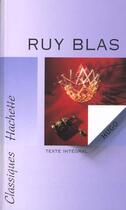 Couverture du livre « Ruy Blas » de Victor Hugo aux éditions Hachette Education