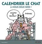 Couverture du livre « Calendrier le chat 2022 » de Geluck aux éditions Casterman