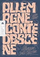 Couverture du livre « Allemagne, conte obscène » de Victor Paskov aux éditions Editions Du Typhon