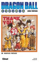 Couverture du livre « Dragon Ball - édition originale Tome 30 : Mauvais présage » de Akira Toriyama aux éditions Glenat