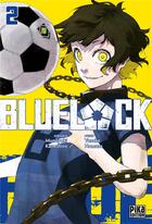 Couverture du livre « Blue lock Tome 2 » de Muneyuki Kaneshiro et Yusuke Nomura aux éditions Pika