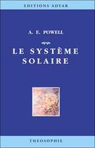 Couverture du livre « Systeme solaire » de Powell A. E. aux éditions Adyar