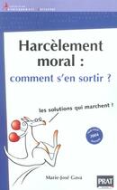 Couverture du livre « Harcelement moral : comment s en sortir 2004 (édition 2004) » de Gava Mj aux éditions Prat