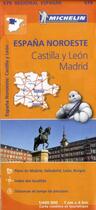 Couverture du livre « Espagne nord-ouest : castilla y leon, madrid » de Collectif Michelin aux éditions Michelin