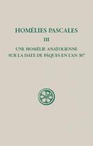 Couverture du livre « Homélies pascales III » de  aux éditions Cerf