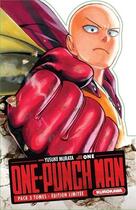 Couverture du livre « One-Punch Man : coffret Tomes 1 à 3 » de Yusuke Murata et One aux éditions Kurokawa