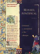 Couverture du livre « Missel pontifical xve siecle » de  aux éditions Ouest France