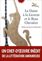 Couverture du livre « La Dame à la Licorne et le Beau Chevalier » de Anonyme aux éditions Phebus