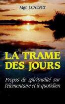 Couverture du livre « Trame des Jours » de  aux éditions Tequi