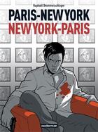 Couverture du livre « Paris-new york - new york-paris » de Drommelschlager aux éditions Casterman