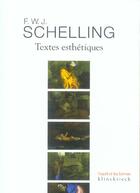 Couverture du livre « Textes esthetiques - illustrations, noir et blanc (édition 2005) » de Schelling/Tilliette aux éditions Klincksieck