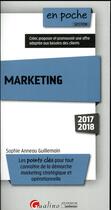 Couverture du livre « Marketing (édition 2017/2018) » de Sophie Anneau-Guillemain aux éditions Gualino