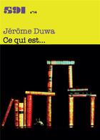 Couverture du livre « 591 n° 14 : Jérôme Duwa/Jean-François Bory » de Jerome Duwa aux éditions Les Presses Du Reel
